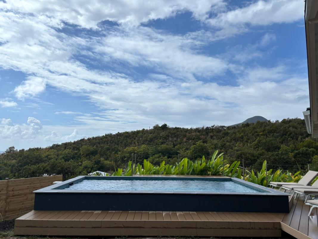 Location-5 suites-diamant-10 personnes-vue morne